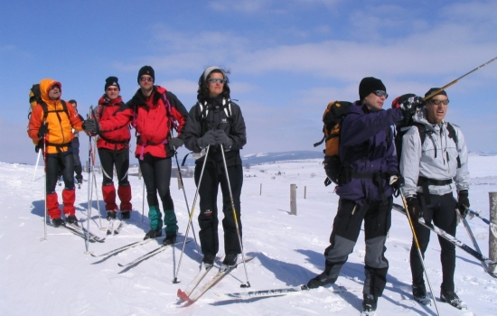 Le guide et son groupe