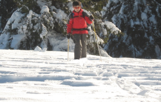 Raquettes en poudreuse