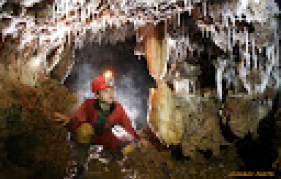 caving