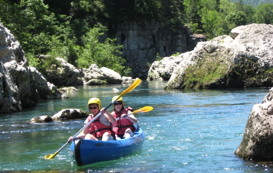 Descente en canoë dans les Gorges