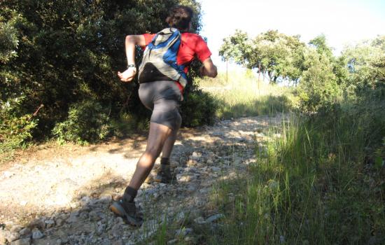 Trail en garrigue