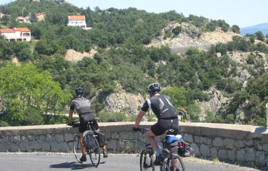 Landscape above Herault River