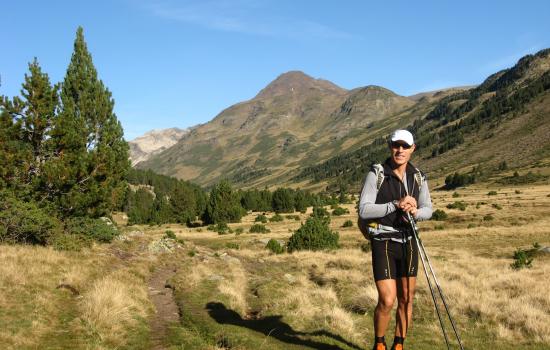 Mountain hiking to meet summit and altitude lakes