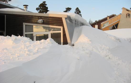 Enorme chute de neige au Mont Lozere