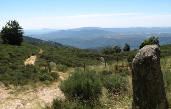 Depuis la montagne du Lingas