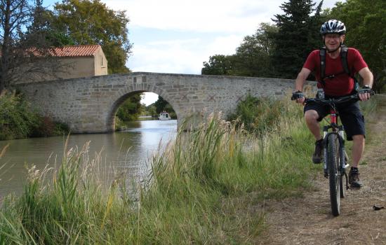 Balade velo canal du Midi en Languedoc Occitanie