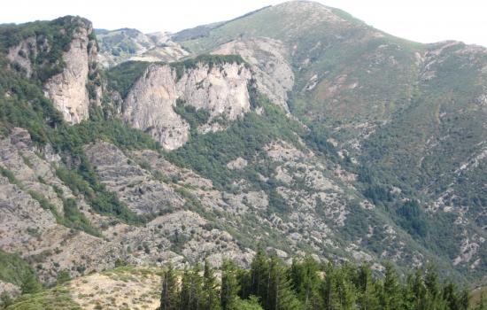 Massif escarpé du Caroux