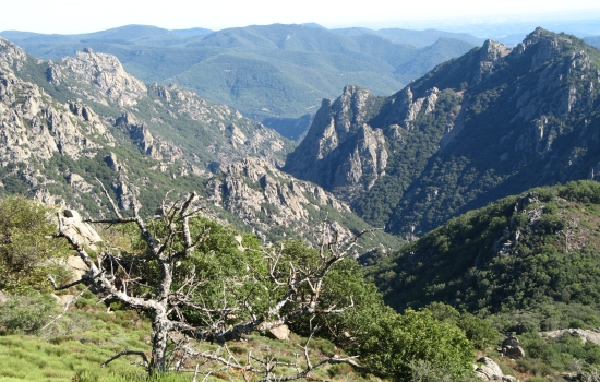 Massif escarpé du Caroux
