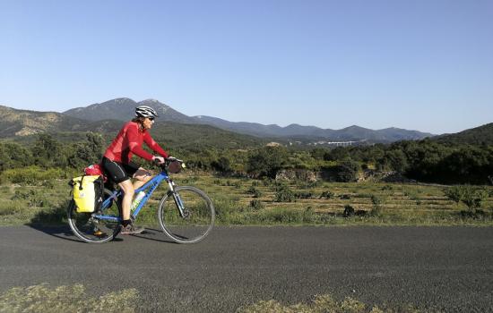 La Mediterranée à vélo aux environs de Maureillas