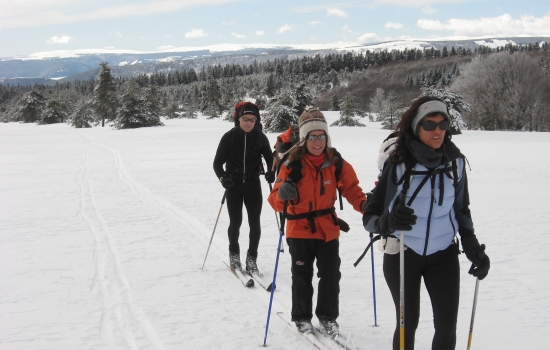Nordic cross-country skiing to the discovery of the Massif Central's high lands