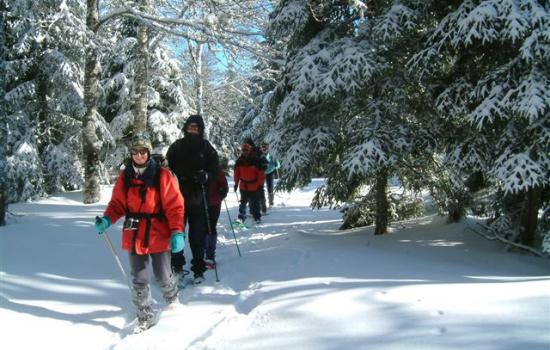 Parcours raquettes en famille