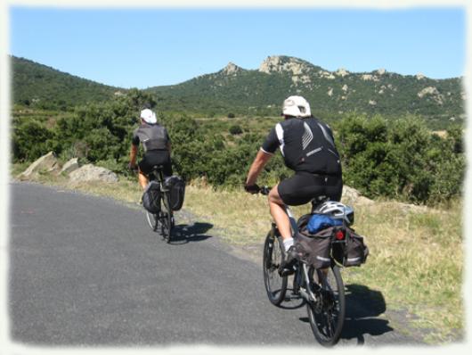 Randonnée vélo sur les routes des châteaux cathares