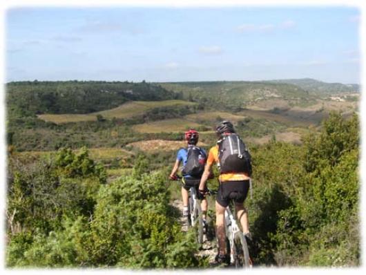 Randonnée vtt dans les Corbieres sauvages