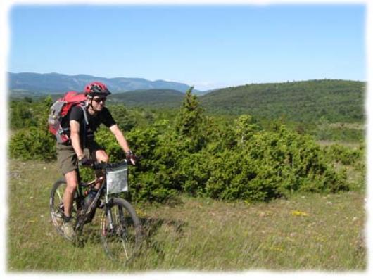 Randonnée vtt sur le plus vaste des causses