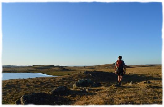 Randonnee sur les rives du Lac de Born