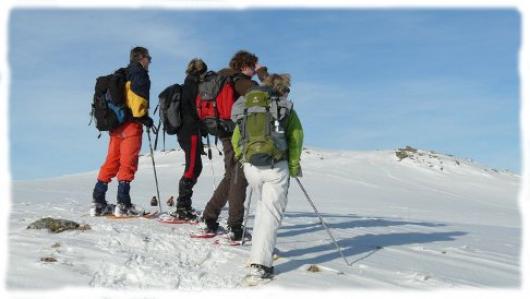 Winter, Aubrac and its large snowy expanses are an invitation to snowshoe hiking