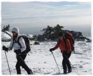 Parcours randonnée en raquettes Mont Aigoual