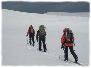 Nordic cross-country skiing in Auvergne around the Sancy